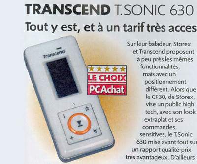 Transcend T.sonic Award